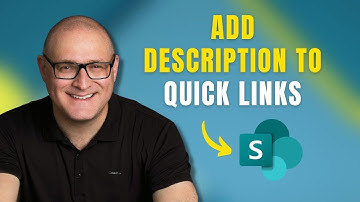 How to add description text to Quick Links in SharePoint Online