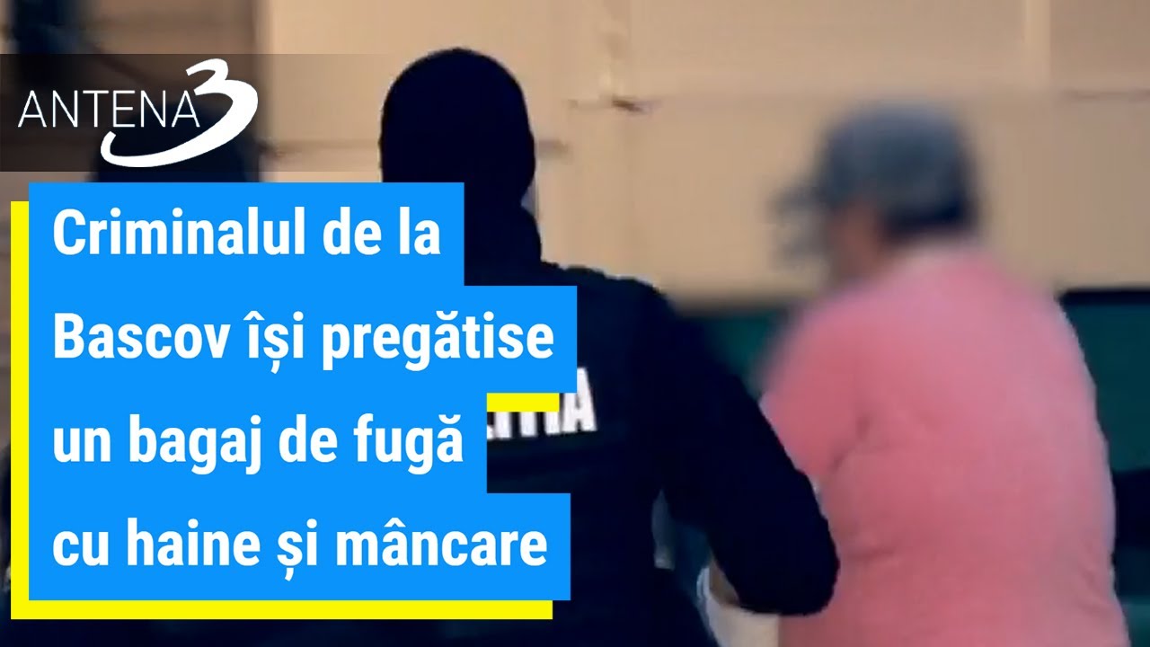 Criminalul de la Bascov îşi pregătise un bagaj de fugă cu haine şi mâncare
