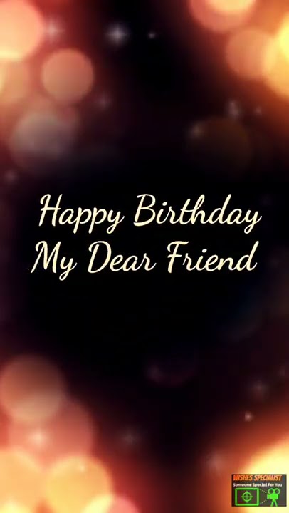 Happy Birthday Wishes For Friend / Best Friend / School Friend #shorts