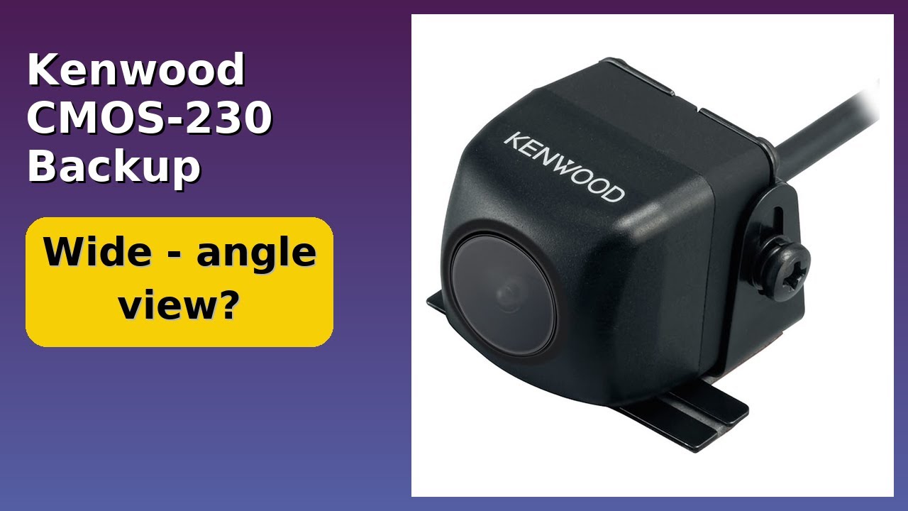 REVIEW (2026): Kenwood CMOS-230 Backup Camera. Features. - YouTube