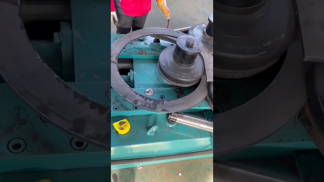 Pipe flange rounding machine, hydraulic bending machine, rounding machine