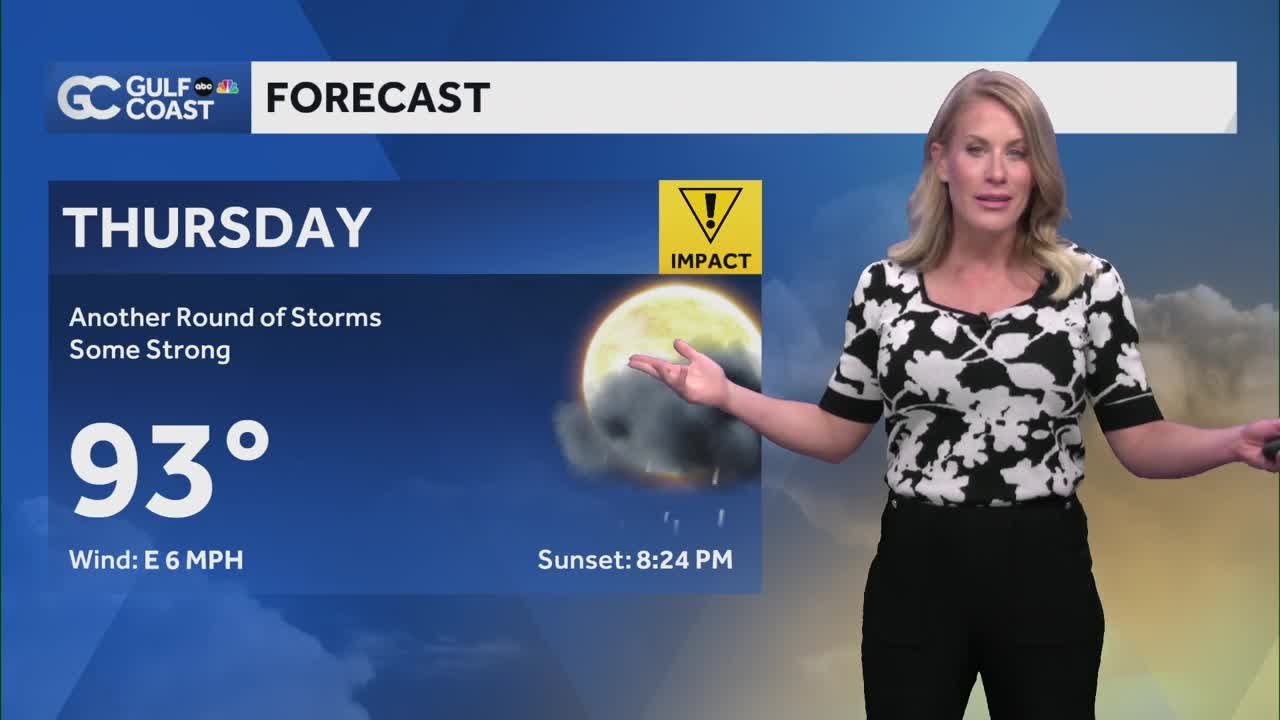 Forecast: Another round of storms Thursday - YouTube