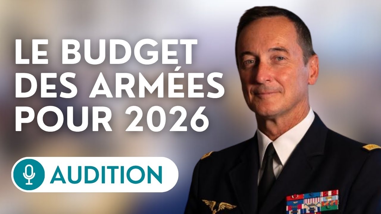 🔴 Audition de Fabien Mandon, chef d’état-major des Armées, sur le Budget 2026