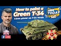 How to paint a green t34  by mig jimenez  cmo pintar un t34 verde por mig jimenez
