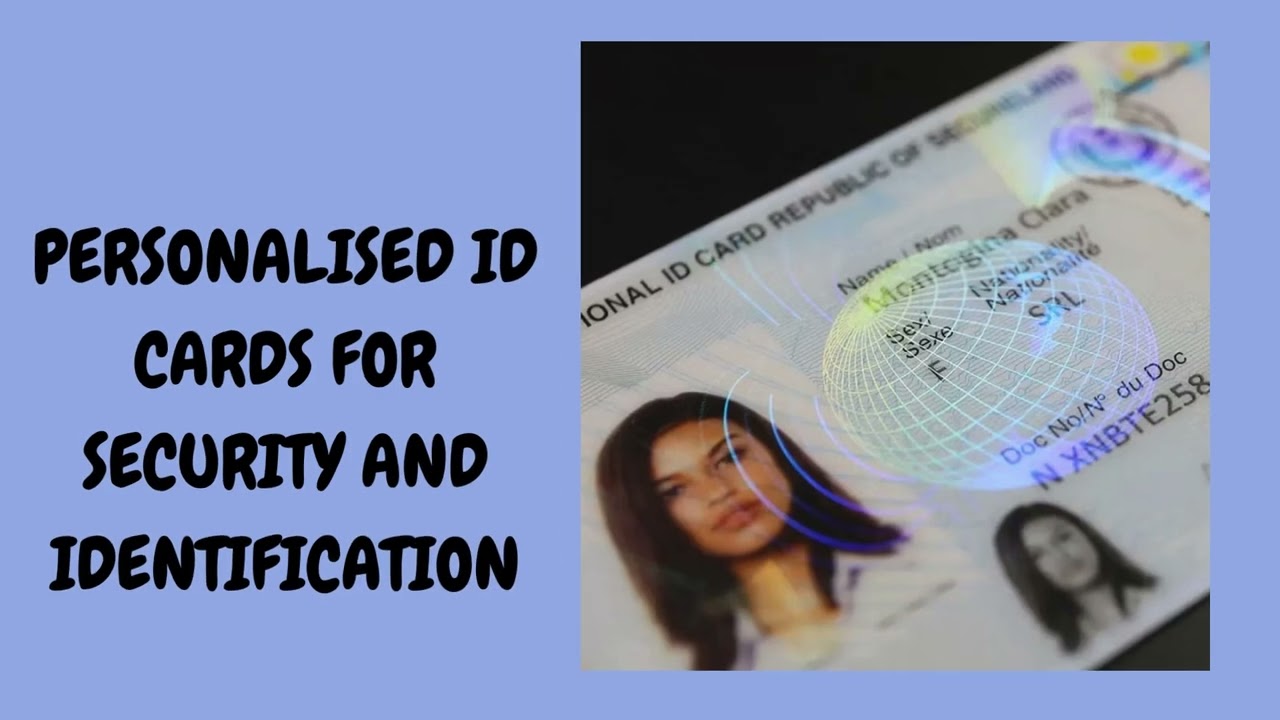 Personalised ID Cards for Security and Identification---badge printing