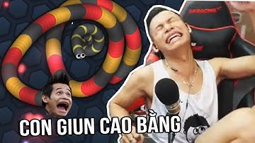 Chơi thử Rắn Săn Mồi Slither.io không Top 1 không ngủ và cái kết của Con Giun Cao Bằng.