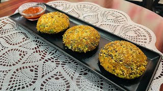 Vegetable Suji Pancakes | Healthy breakfast recipe