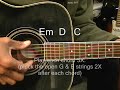 DJ Got Us Falling In Love Usher - Chord Strum / Finger Pluck Guitar Tutorial Capo 3