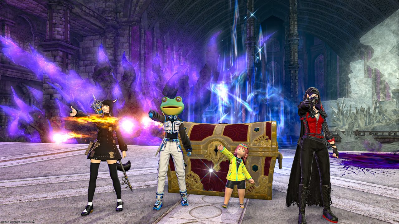 FF14] 시상 에미넌트 그리프 토멸전 40공물 첫 클리어 바이퍼 시점