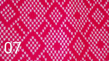 07 multi design cardomatic knitting machine Two color knitting pattern