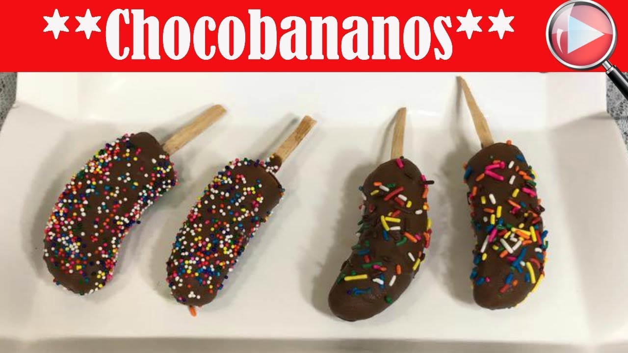 Chocobananos Deliciosos Receta Facil Recetas en Casayfamiliatv
