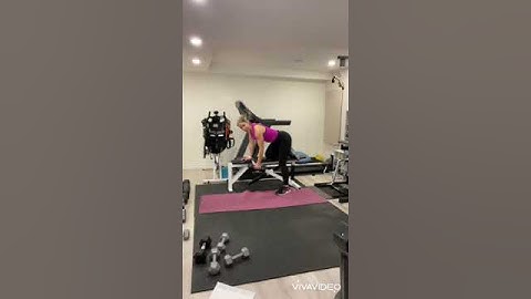 Kneeling dumbbell row