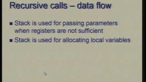 Lecture -5 Instruction Set Architecture - III