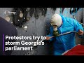 Georgia: Protestors and riot police face off as ‘foreign agents’ bill approved