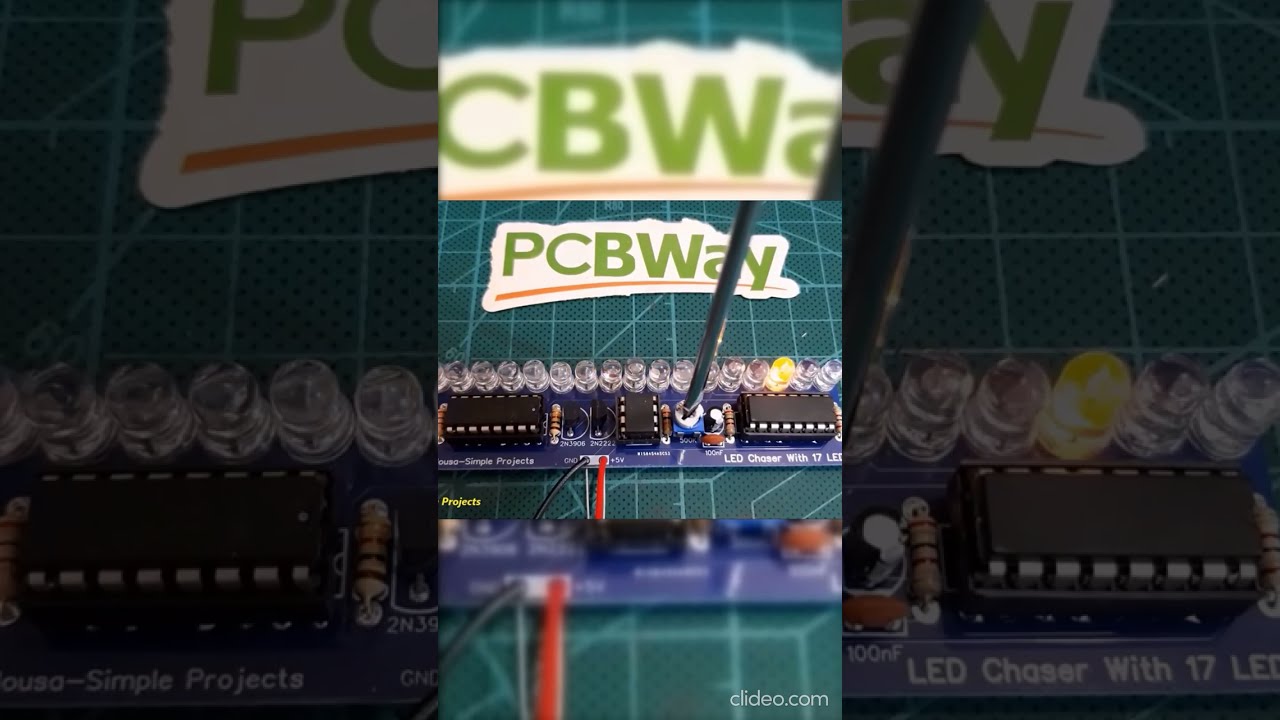 Светодиодный бегунок с 17 светодиодами