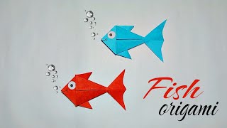 DIY Origami paper fish || Handmade Easy paper fish