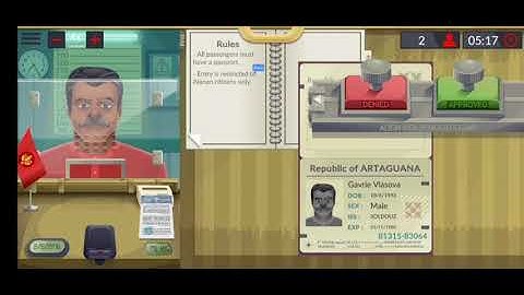 Day 1 and 2 as a border officer | story mode | black border | gameplay