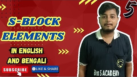 S Block Elements || Anomalous Behaviour of Lithium & Beryllium || Chlor Alkali | Part-5|#btosacademy