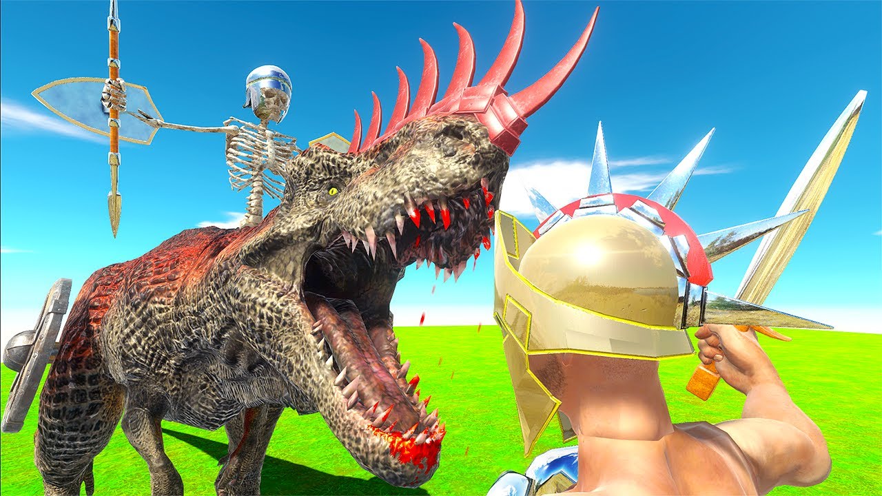 НОВЫЙ создатель юнитов с ДИНОЗАВРАМИ — Animal Revolt Battle Simulator