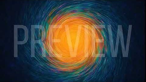 Rotating Orange Vortex on Blue Background (Animated Backdrop)