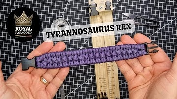 Bracciale Paracord TYRANNOSAURUS REX Paracord Bracelet Tutorial