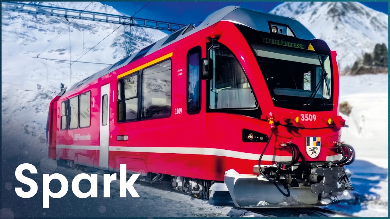 Bernina Express: The Train Route That Battles 200km/h Winds | Mighty Trains