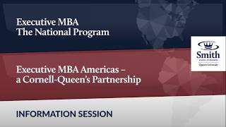 Executive MBA National &amp; America's Information Session- Application Tips &amp; Tricks | April, 22rd 2026