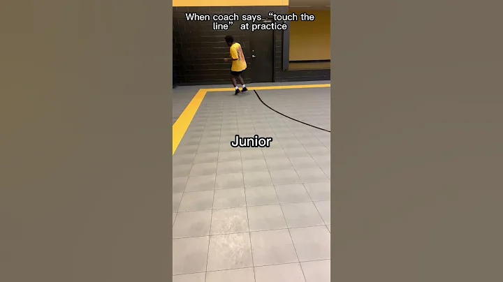 When coach says touch the line at practice..😂