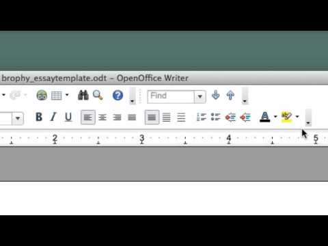 6. Setting Margins, Fonts, and Line Spacing in OpenOffice Writer