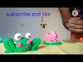 #కప్పా మరియు కుందేలు యొక్క స్నేహం #  art and craft #amala art #clay craft #viral #creativ  #youtub