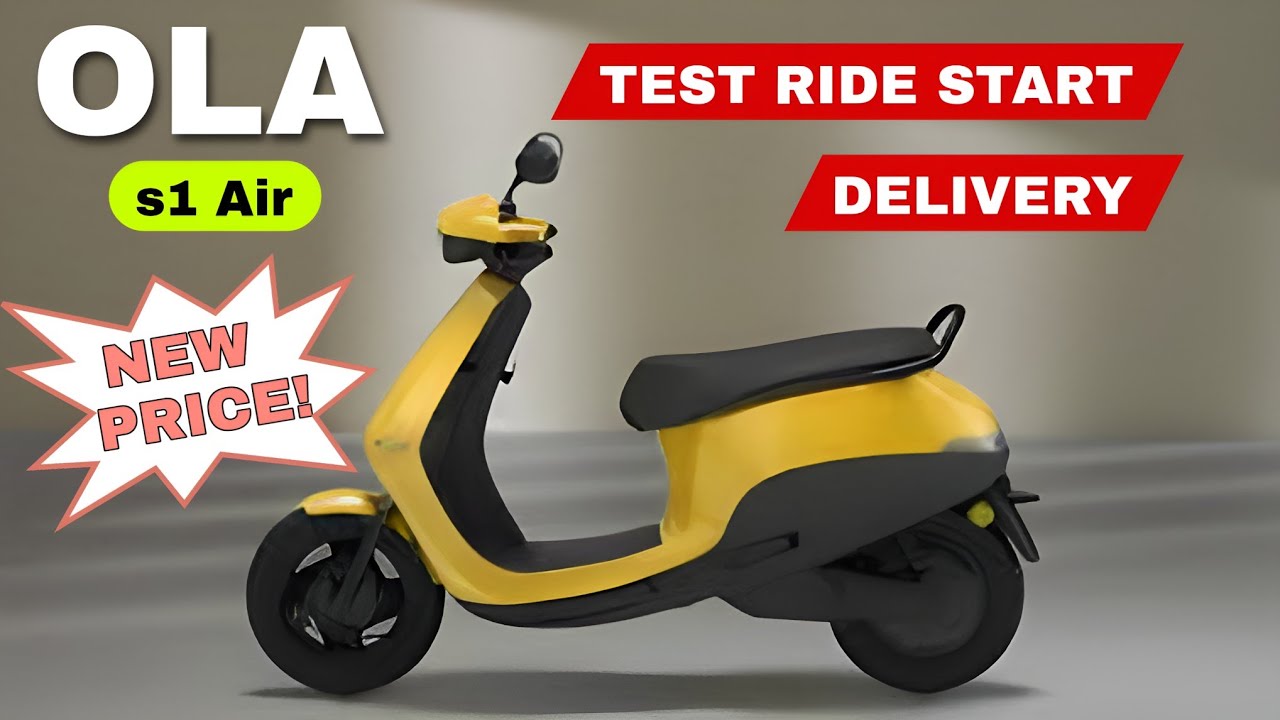 Ola Rides OLA S1 AIR TEST RIDE START AND DELIVERY DATE - YouTube