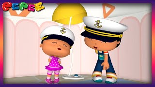 Pepee and the Little Sailors:Battling the Big Waves! 🚢 2 Episodes in 1 #15 #cartoon