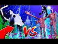 Siren head light head vs long horse sur minecraft   siren head light head attaquent la maison 