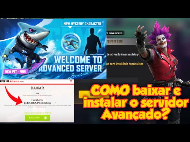 INÉDITO! CONSIGA AGORA FAZER PRÉ CADASTRO NO SERVIDOR AVANÇADO & SER  APROVADO NO FREE FIRE! 