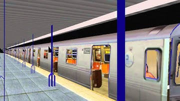 OpenBve: R46 Entering and Departing 42 Street-Port Authority Bus Terminal