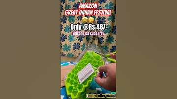AMAZON GREAT INDIAN FESTIVAL Silicone Ice cube Tray UNDER 50rs limited offer GRAB NOW UNDER Rs50/-