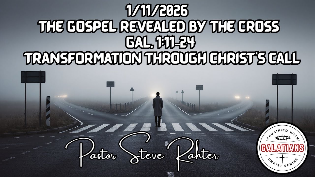 1-11-26 The Gospel Revealed by the Cross  Pastor Steve  Rahter Galatians 