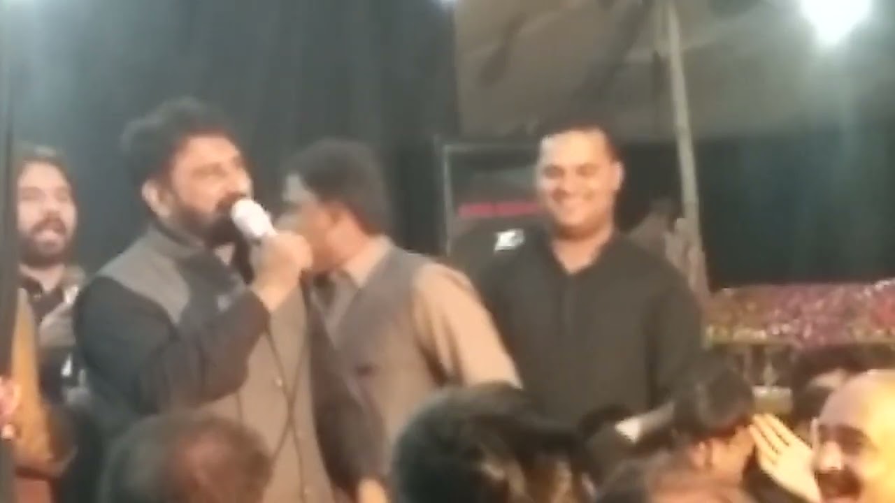 حسین عزاداری 512 سید رضا عباس شاہ 27رجب خان گڑھ شہر  سندھی زبان میں قصیدہ