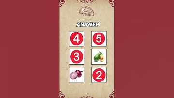 Memory test 🧠. Share your result in the comment! #memory #memorytest #quiz #food #test