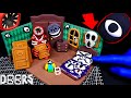 All DOORS 👁 Monsters creepy ROOM out of polymer clay | Roblox