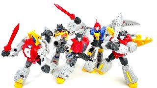 Dinobots Assemble !!! Transformers Galaxy Version Sludge by Blokees Chefatron Review