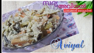 Sadya Aviyal/Kerala Onam Special /Palakkad Style /അവിയൽ ഓണം സ്പെഷ്യൽ /Easy Recipe