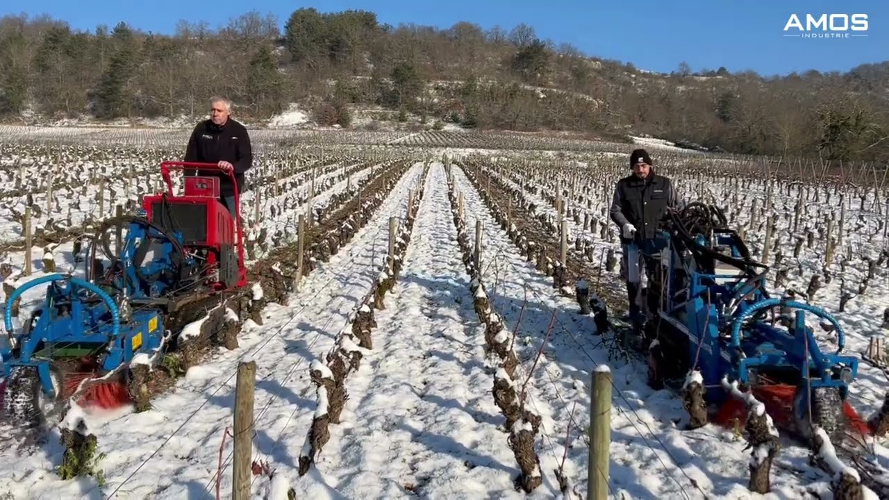 Démonstration du broyeur BROPOP au domaine Gilles Lafouge