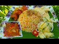 cara buat set nasi hujan panas versi kenduri by Kak nur@ tip warna nasi rata