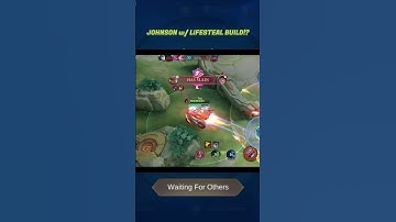 JOHNSON NEW LIFESTEAL BUILD? #mlbb #shorts