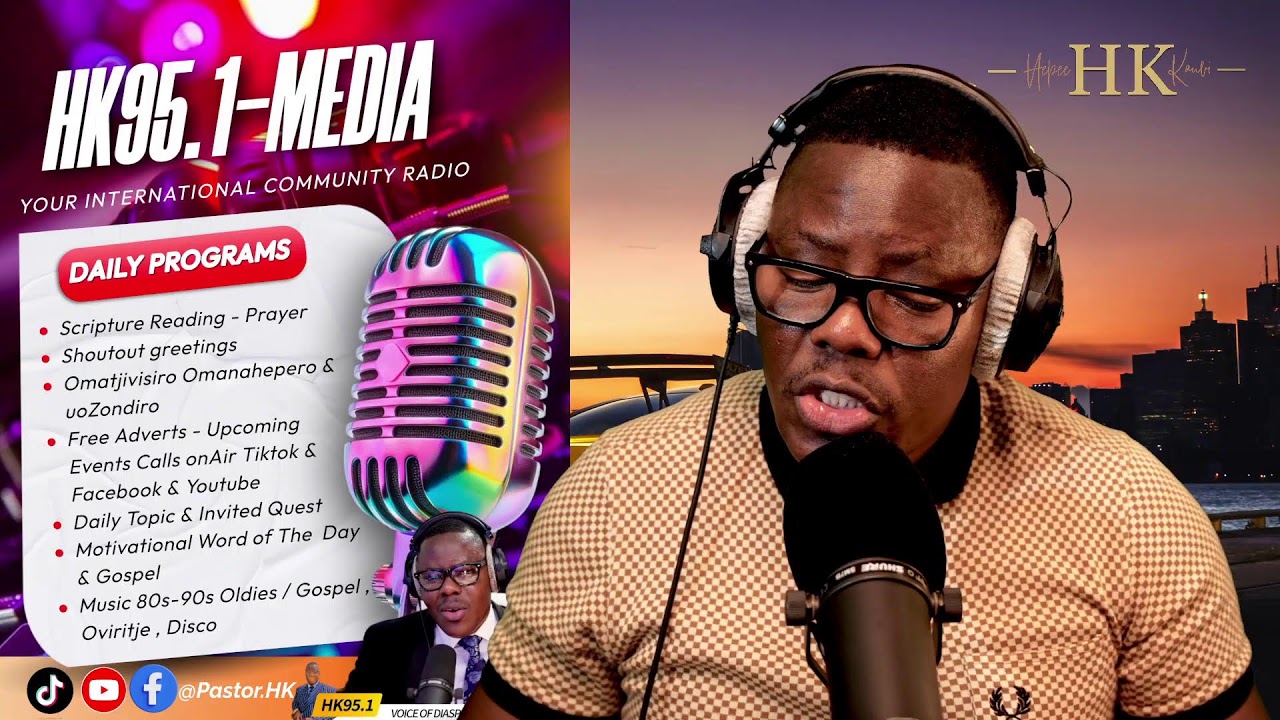 HK95.1 - VOICE OF DIASPORA - LOVE IT USE IT FOLLOW IT - STUDIO MANCHESTER