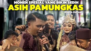 MOMEN PENGANTIN NYANYI ' ASIH PAMUNGKAS ' | WEDDING RIZAL & CLARISYA