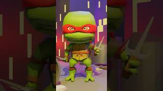 Ninja turtles 3d model in Blender