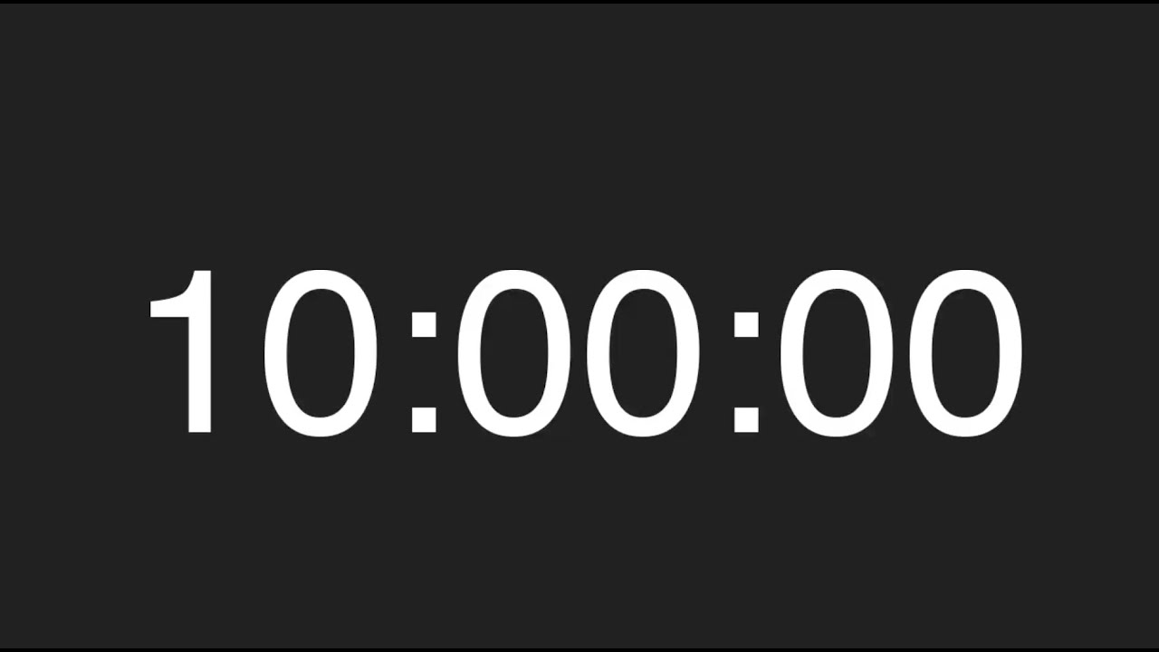 10 Hours of Deep Focus | Work Countdown | Study Timer - YouTube