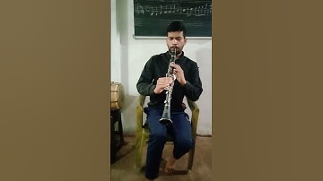 F major scale  lowar active play beginner nitin on b flat clarinet